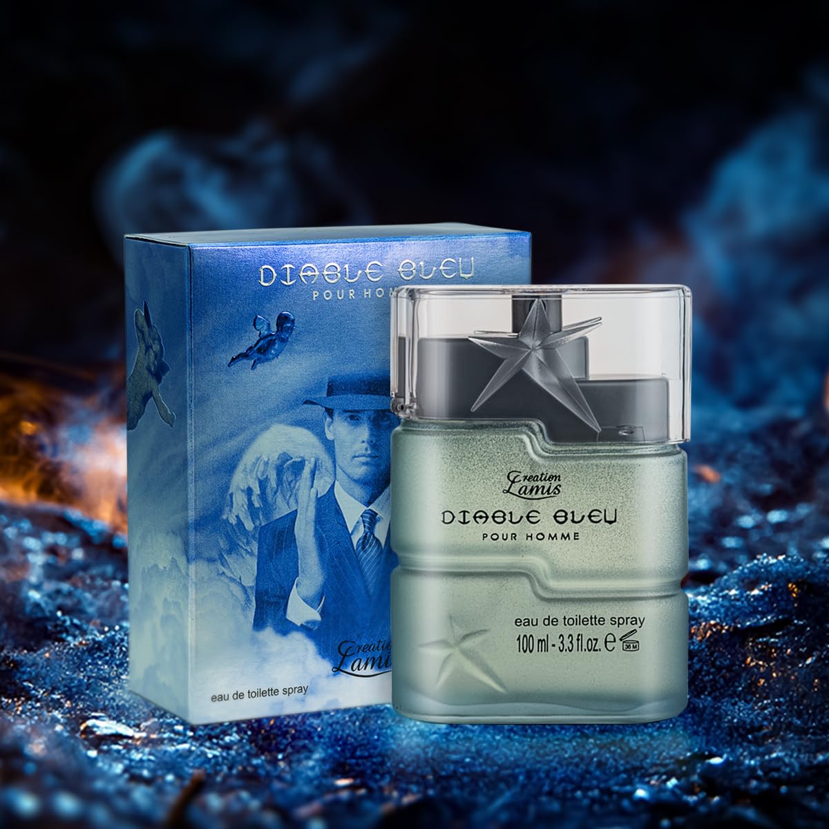 Diable Bleu By Creation Lamis 3.4 oz Eau De Toilette Spray for Men Beauty & Personal Care Creation Lamis
