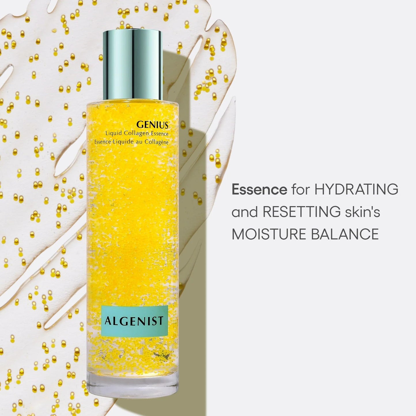 Algenist GENIUS Liquid Collagen Essence - Lightweight Hydrating Face Essence with Alguronic Acid & Vegan Collagen - Helps Improve Elasticity Beauty & Personal Care Algenist