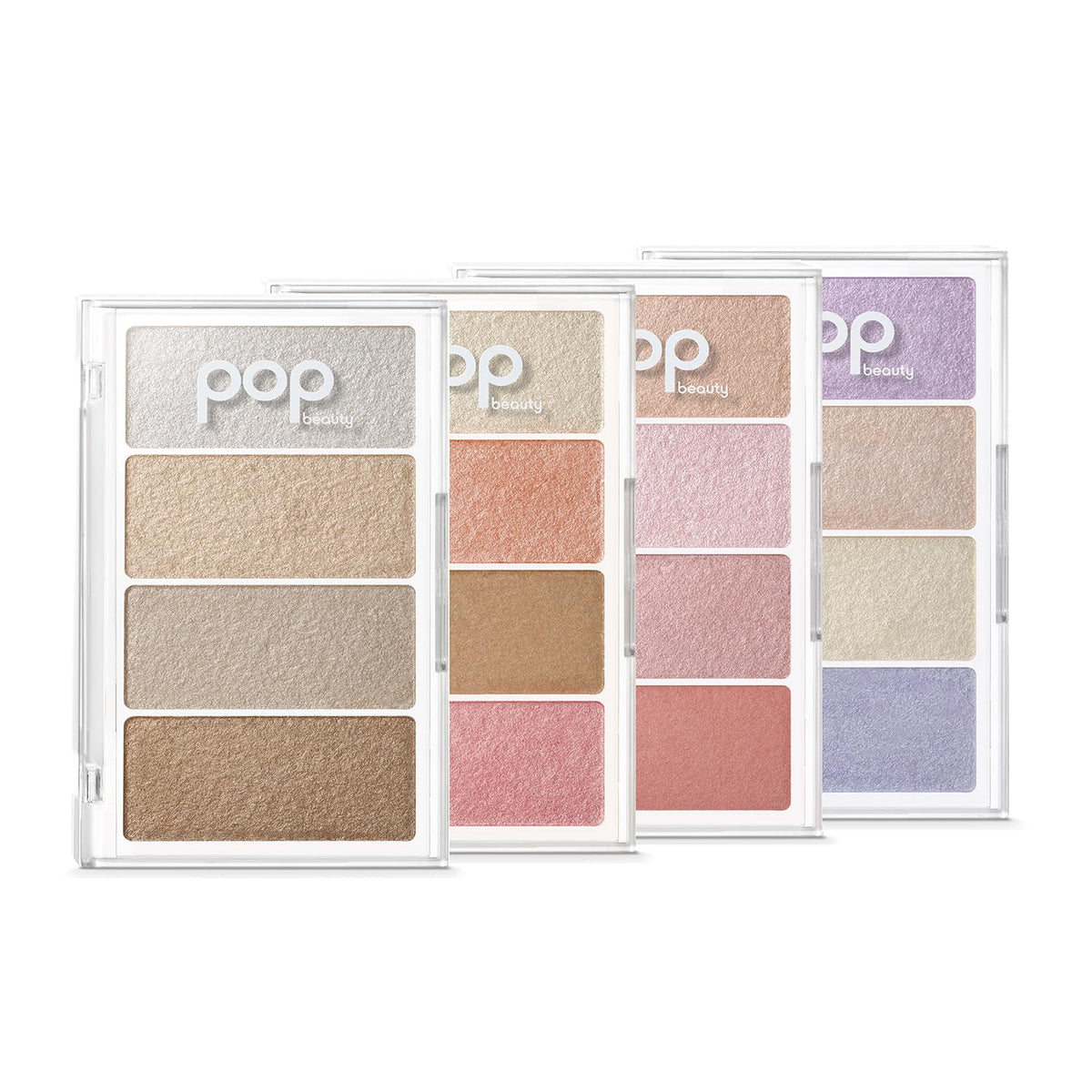 POP Beauty PRISMATIC POP PALETTE | BETTER BARE - Ultra Light Reflecting Blush Palette, Seamlessly Blends onto Skin for an Ethereal Finish, 4 Shade