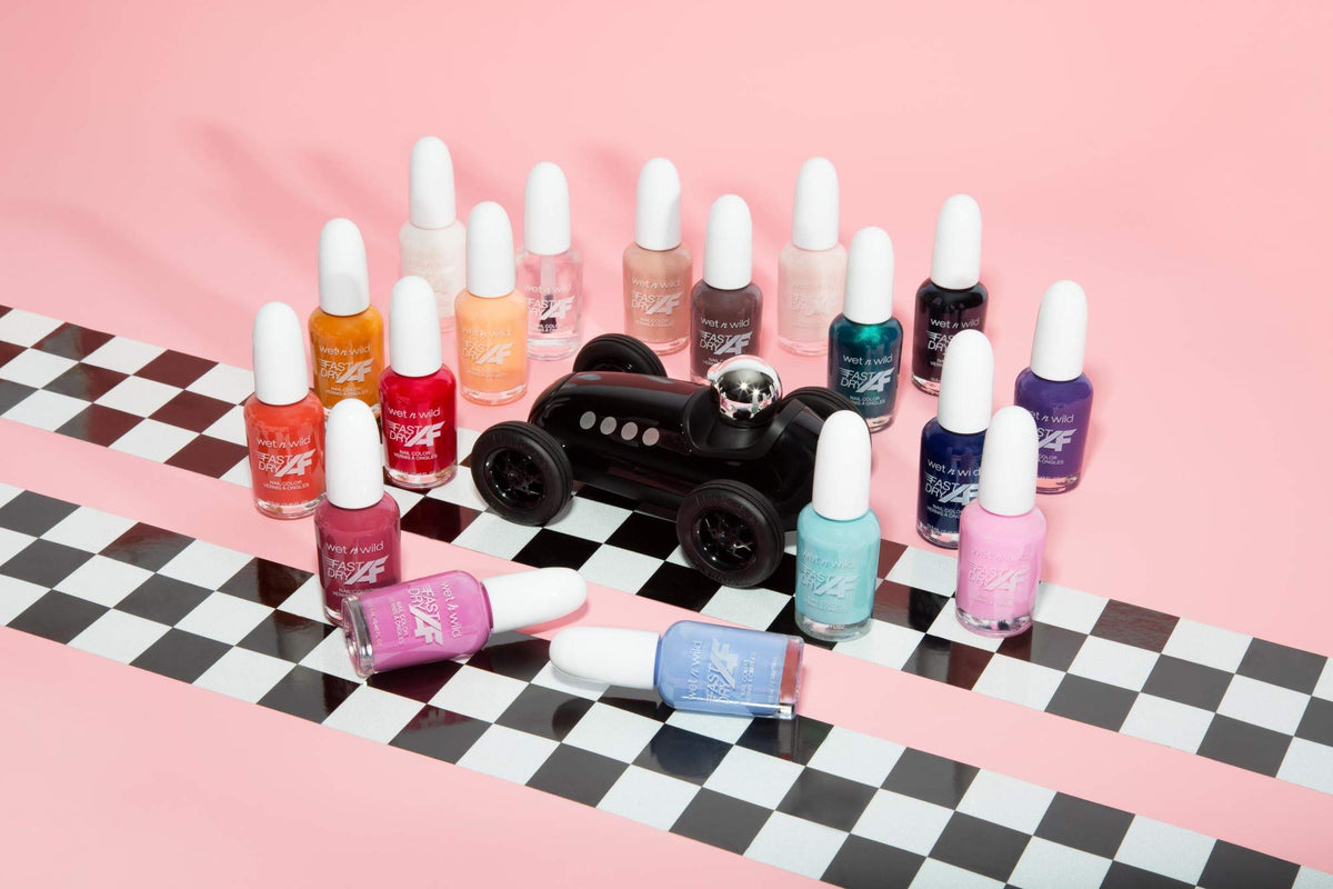 wet n wild Fast Dry AF Nail Polish, Quick 40 Second Dry Time, Long Lasting High-Shine - X-Ray Vision Beauty & Personal Care wet n wild