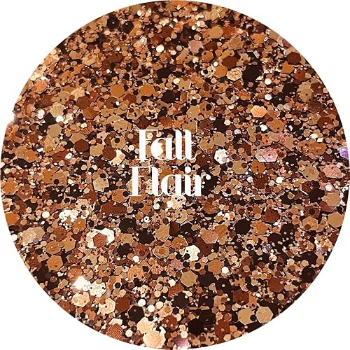 Brown Polyester Glitter | Craft Glitter | Glitter for Arts & Crafts | Tumblers | Cosmetics | Nails | Epoxy Resin Art | Slime | DIY | Body Glitter | 1 Beauty & Personal Care Glitter Heart Co.
