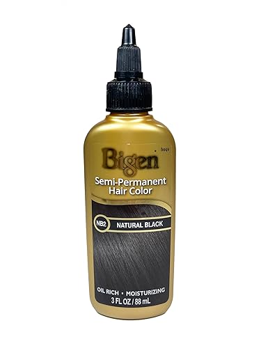 Bigen Semi-Permanent Haircolor #Nb2 Natural Black 3 Ounce (88ml) (3 Pack) Beauty & Personal Care Bigen