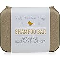 The Yellow Bird Solid Bar Shampoo Soap. Grapefruit, Rosemary, and Lavender. Mild Natural and Organic Ingredients. Sulfate Free. Gentle Scalp + Hair Beauty & Personal Care The Yellow Bird