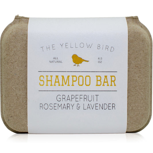 The Yellow Bird Solid Bar Shampoo Soap. Grapefruit, Rosemary, and Lavender. Mild Natural and Organic Ingredients. Sulfate Free. Gentle Scalp + Hair Beauty & Personal Care The Yellow Bird