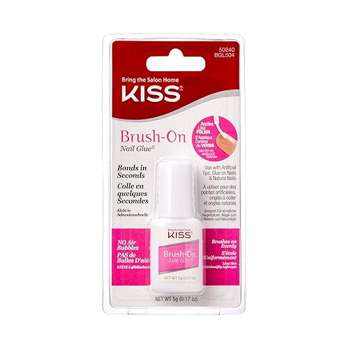 Kiss Products Brush-On Nail Glue, 0.05 Pound Beauty & Personal Care Kiss Products