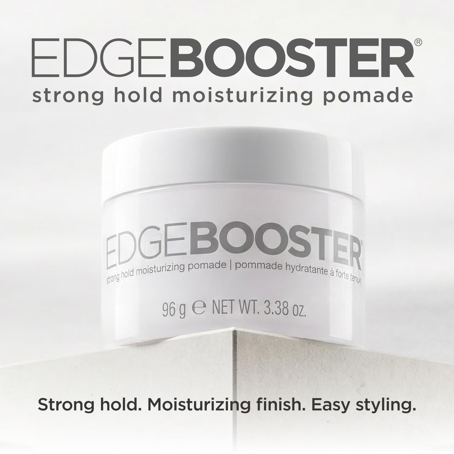 Style Factor EDGE BOOSTER Strong Hold Moisturizing Pomade - Keratin Argan & Chia Seed Oil Formulated Styling Gel for Hydration, High Shine, Edge Beauty & Personal Care Style Factor