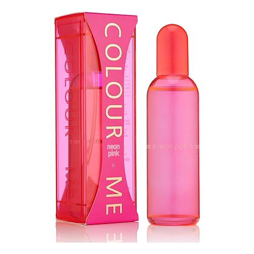 COLOUR ME Milton-Lloyd Neon Pink - Oriental Parfume for Women - Floral Woody Fragrances - Long Lasting Parfume for Women - Womens Parfume - 3.4 oz Beauty & Personal Care COLOUR ME