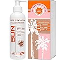 Sun Laboratories By Giesee Dark Sunsation Sunless Tanning Lotion 8 oz - Ultra Dark Self Tanner for Men and Women, Long Lasting Tanning Lotion, Sunless Beauty & Personal Care Sun Laboratories by Giesee