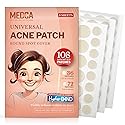 Acne Patches for Face - Hydrocolloid Bandages (108 Count) Pimple Patches for Face in 2 Universal Sizes, Acne Spot Treatment Care for Face & Skin Spot Beauty & Personal Care MEDca