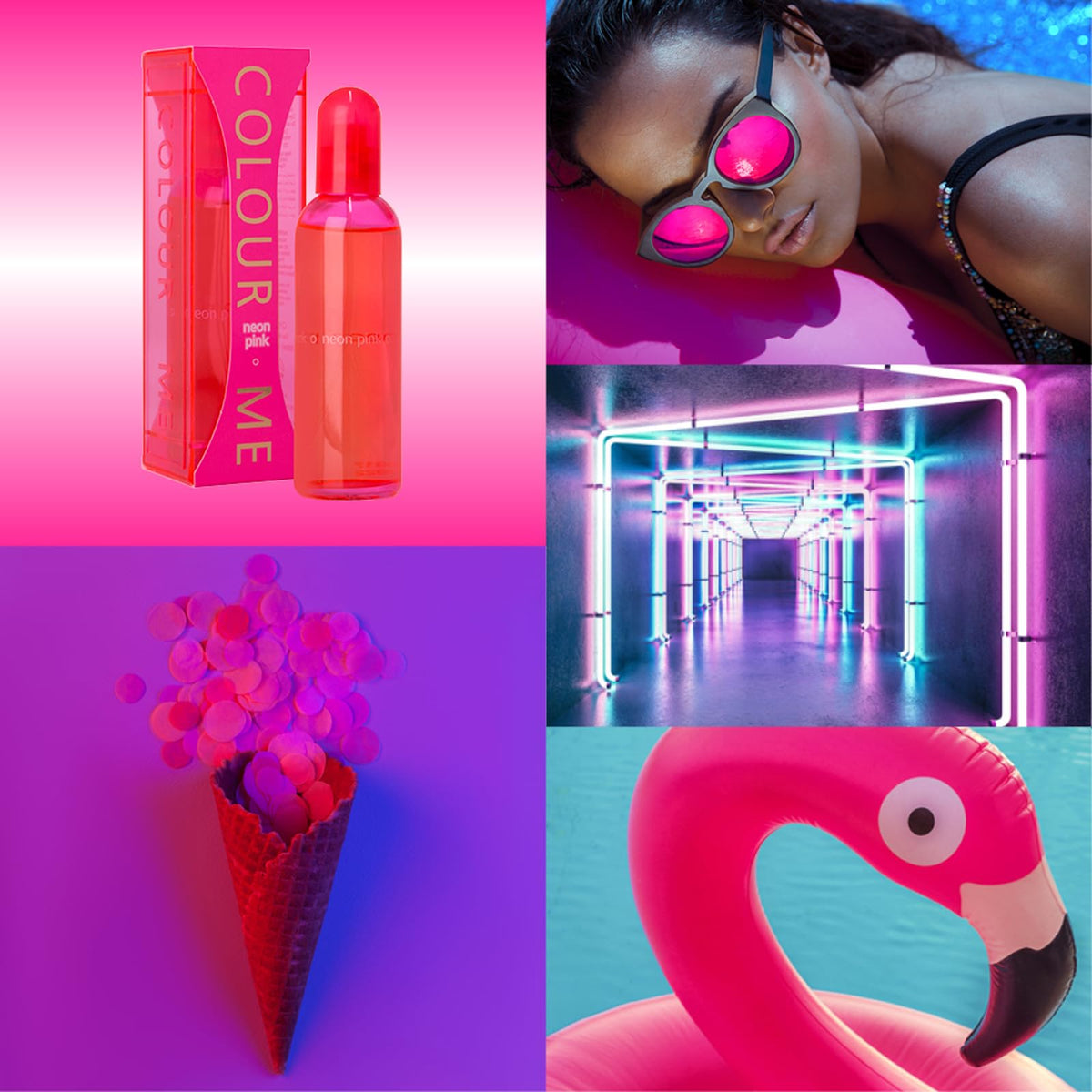 COLOUR ME Milton-Lloyd Neon Pink - Oriental Parfume for Women - Floral Woody Fragrances - Long Lasting Parfume for Women - Womens Parfume - 3.4 oz Beauty & Personal Care COLOUR ME