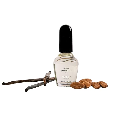 Nail Magic - OIL, Cuticle Oil, Vanilla Almond, 0.5 fluid ounces, Aids in the repair of Cracked Cuticles, Peeling, Brittle Natural Fingernails, 60 Beauty & Personal Care Nail Magic