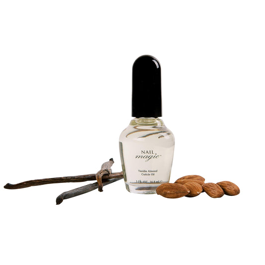 Nail Magic - OIL, Cuticle Oil, Vanilla Almond, 0.5 fluid ounces, Aids in the repair of Cracked Cuticles, Peeling, Brittle Natural Fingernails, 60 Beauty & Personal Care Nail Magic