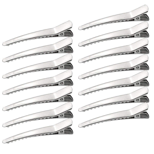 50 Pack 2.36 inches Hair Clips, Marrywindix Silver Metal Alligator Hair Pins Teeth Bows Hair Clips Hairdressing Salon Hair Grip DIY Accessories Beauty & Personal Care Marrywindix
