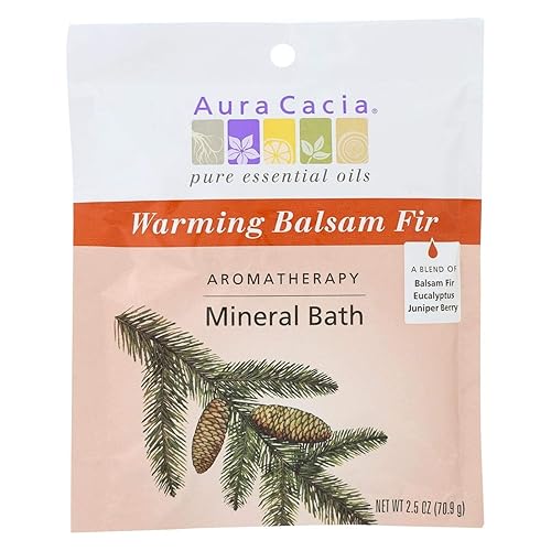 Aura Cacia Soothing Heat Aromatherapy Mineral Bath Salt, 2.5 Ounce - 6 per case. Beauty & Personal Care Aura Cacia