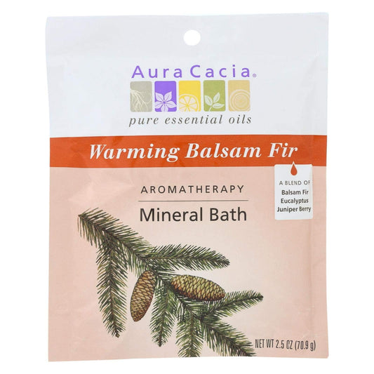 Aura Cacia Soothing Heat Aromatherapy Mineral Bath Salt, 2.5 Ounce - 6 per case. Beauty & Personal Care Aura Cacia