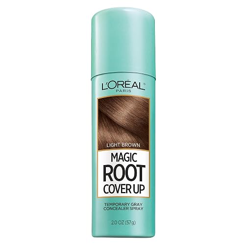 L'Oreal Paris Magic Root Cover Up Gray Hair Spray, 100% Gray Hair Coverage with Buildable, Lightweight, Transfer-Resistant, and Temporary Formula Beauty & Personal Care L'Oreal Paris