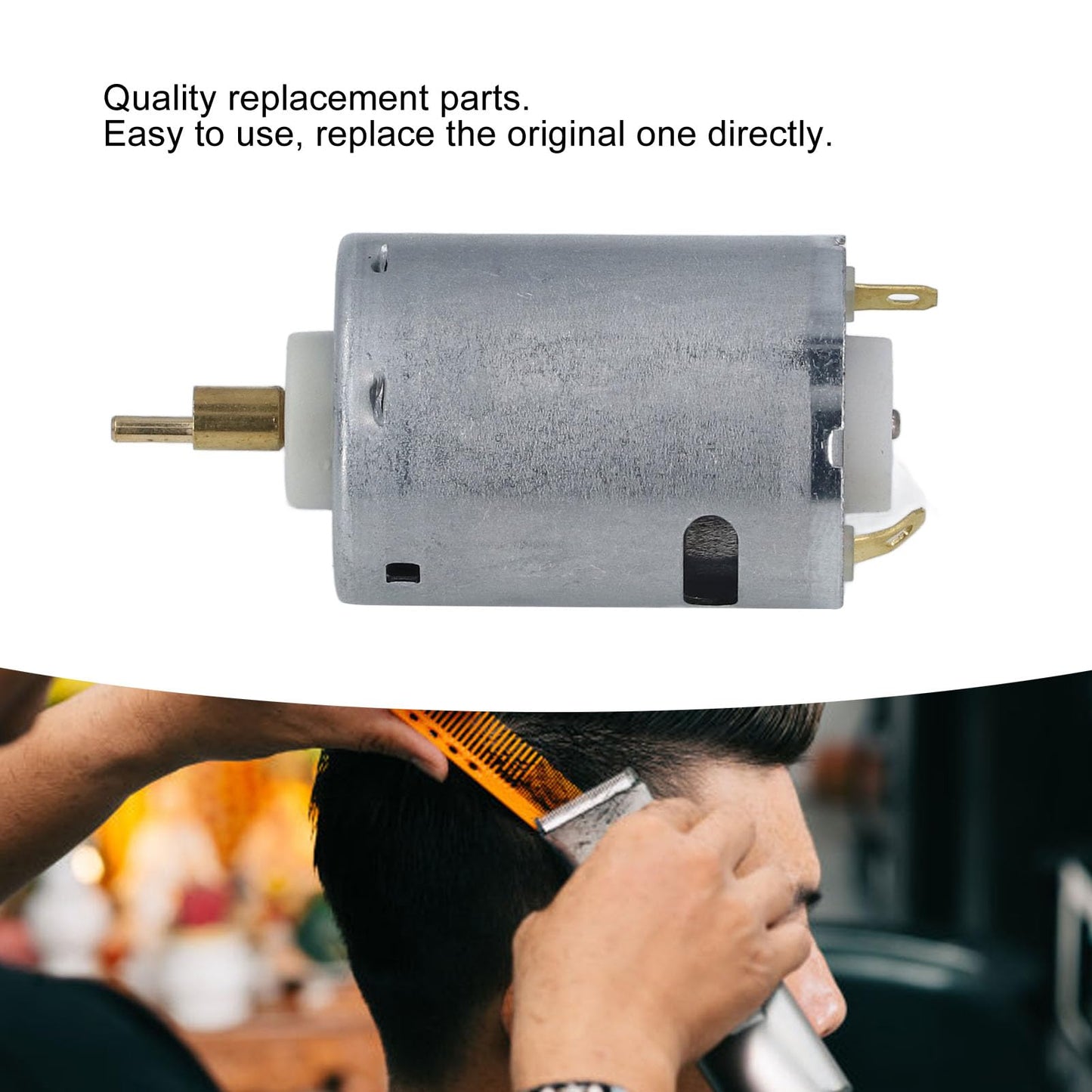 6500RPM High-Speed Replacement Motor for Hair Clipper DIY Maintenance Parts Compatible with 8148 8591 8504 Models Beauty and Personal Care Ymiko