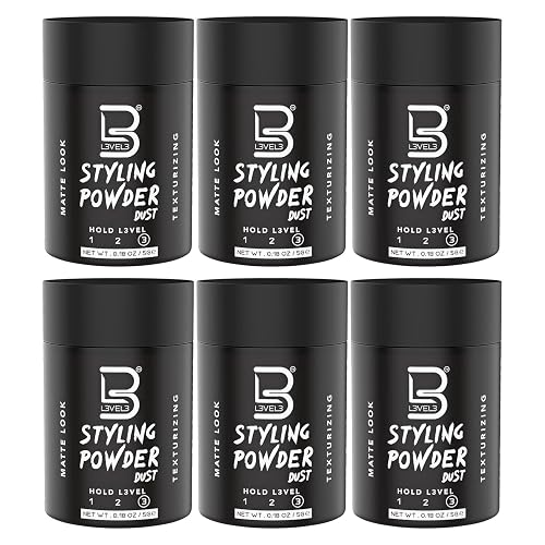 L3 Level 3 Travel Styling Powder - Small 0.18 oz for Travel - Natural Look Mens Powder - Sample Styling Powder Beauty & Personal Care L3