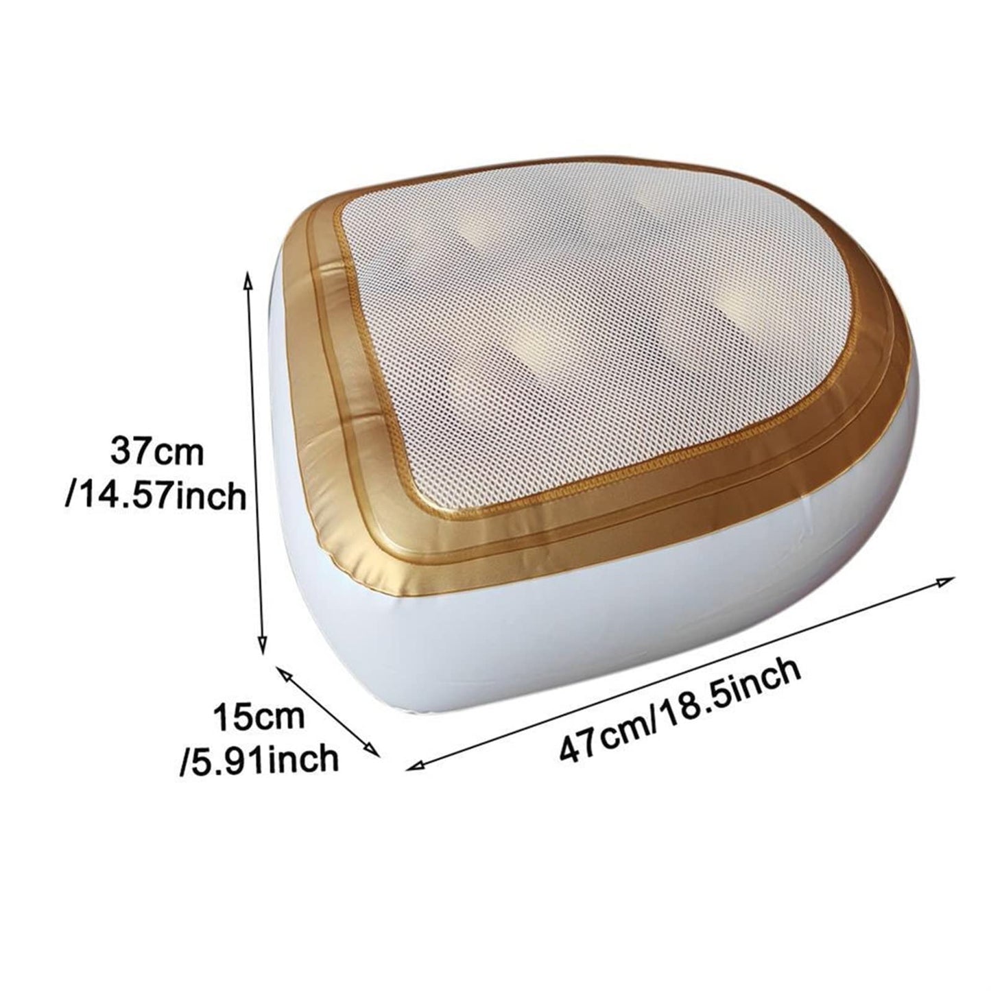 MENGKK Bath Pillows Spa Cushion Bath Pillows Spa Bathtub Cushion with Mesh Cover Suction Cup Inflatable Booster Seat for Spa and Hot Tub Accessories Beauty and Personal Care MENGKK