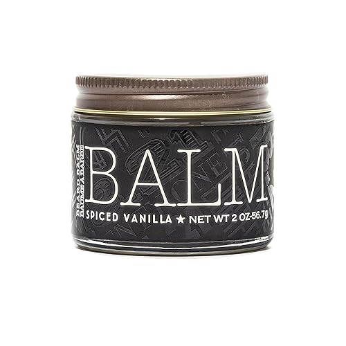 18.21 Man Made Beard Balm for Men, Spiced Vanilla, 2 fl. oz - Premium Grooming Cream with Low Shine for Conditioning and Shaping Beards, Mustaches Beauty & Personal Care 18.21 Man Made