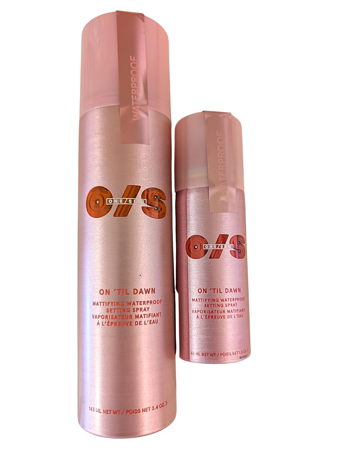 On ’Til Dawn Big & Bitty Mattifying Waterproof Setting Spray Duo - Includes Full Size (3.4 fl. oz / 146 mL) and Travel Size (1.0 fl. oz / 46 mL)