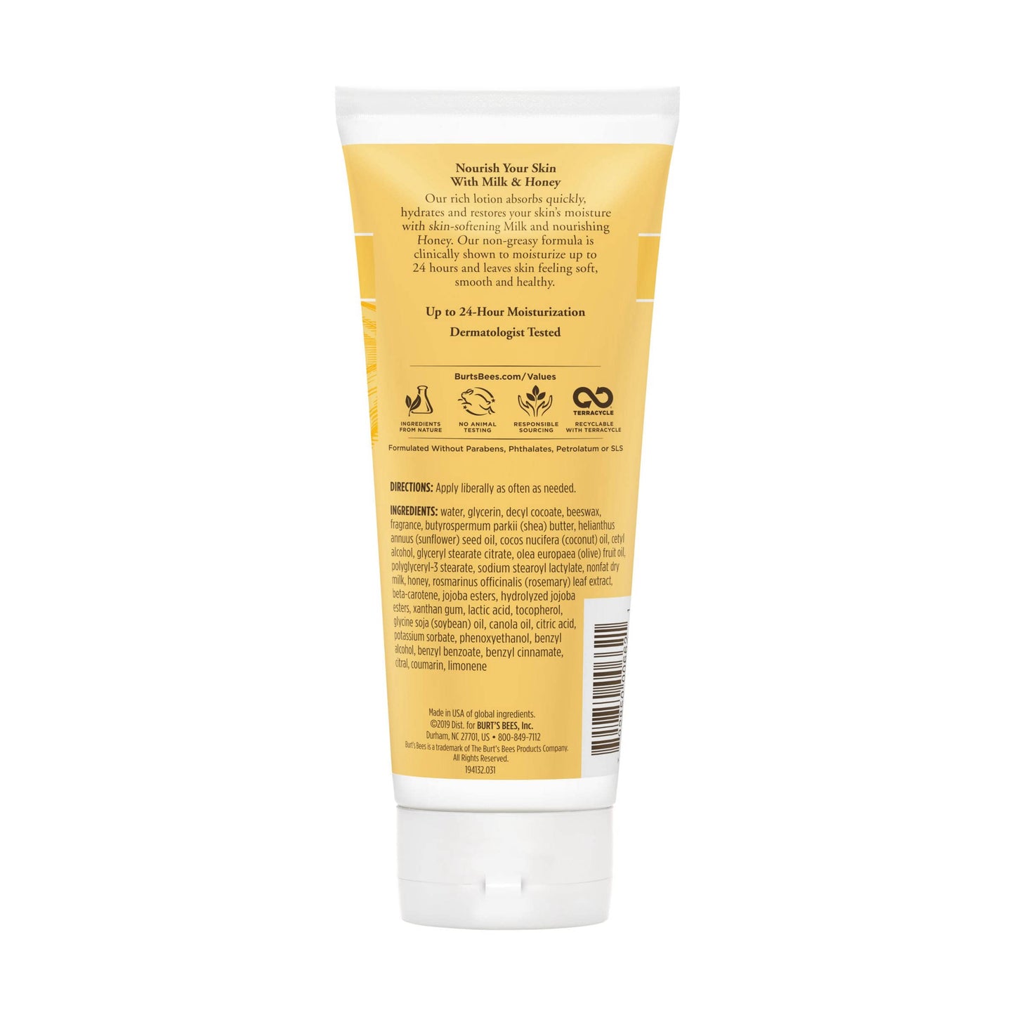 Burts Bees Body Lotion Milk & Honey, 6 OZ Beauty & Personal Care Burt's Bees