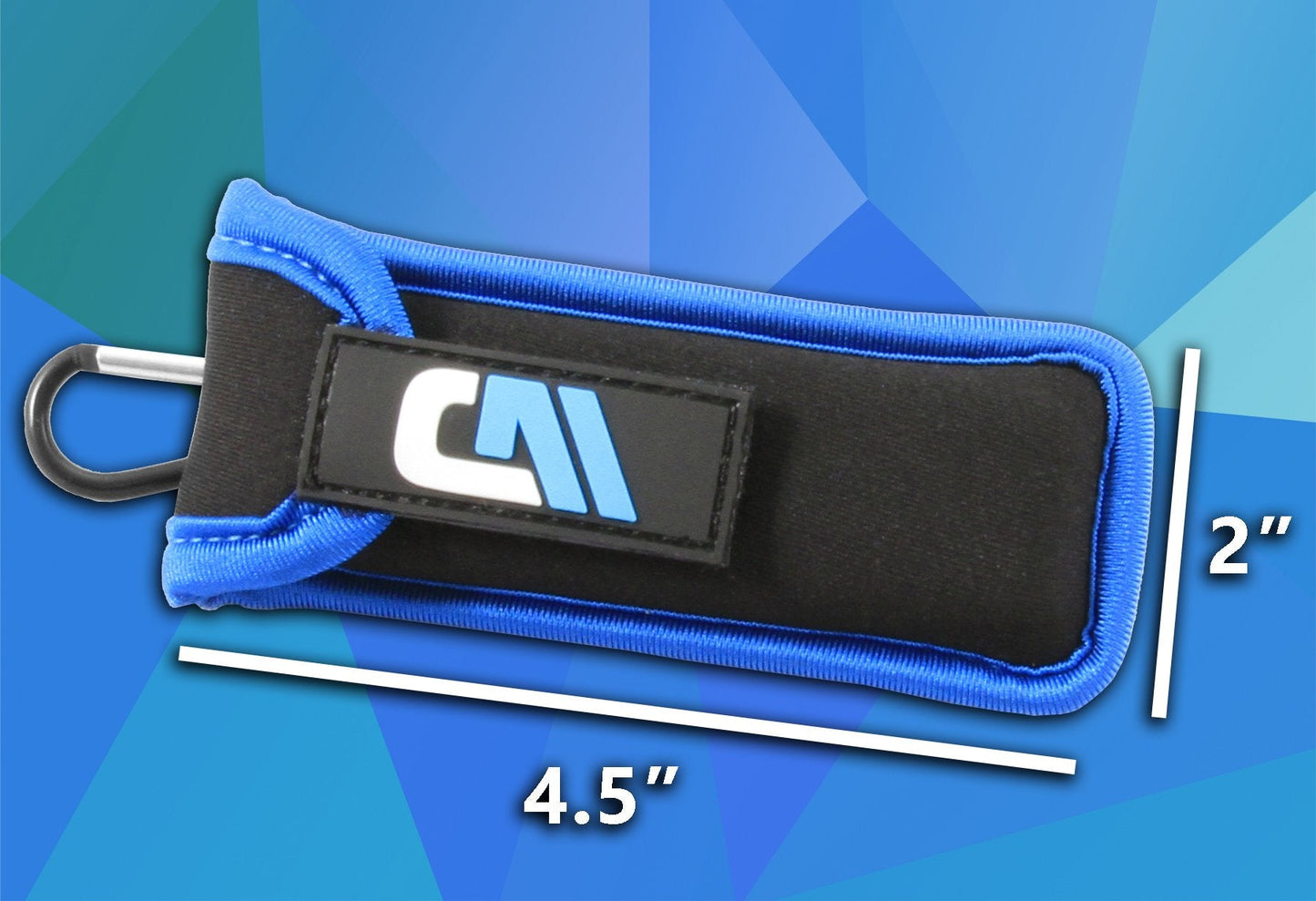 CASEMATIX Lip Balm Holder - Clip on Neoprene Chapstick Pouch Easily clips onto Backpack or belt for Convenient Travel and Storage - Carabiner Included Beauty and Personal Care CASEMATIX