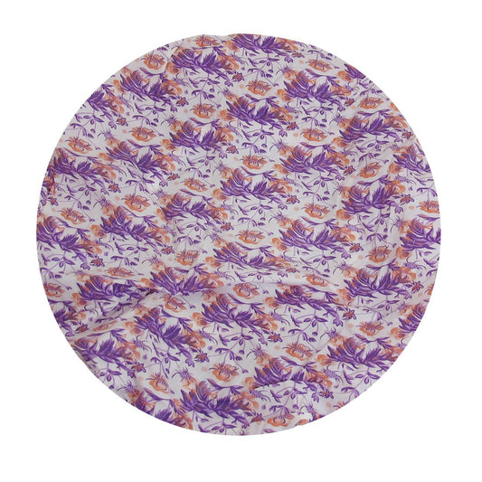 Ruilogod 2 Pcs Stretchy Hem Floral Purple Plastic Bathing Shower Cap for Ladies (id: 8b6 c4f 868 d3e f65 Beauty and Personal Care Ruilogod