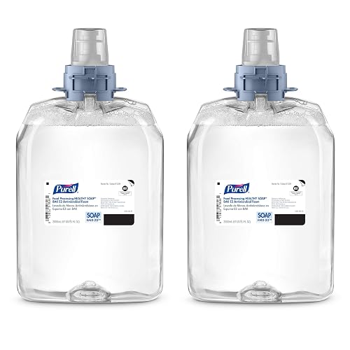 PURELL HEALTHY SOAP BAK E2 Antimicrobial Foam, Fragrance Free, 2000 mL Refill for PURELL FMX-20 Manual Soap Dispenser (Pack of 2) - 5294-02 Beauty & Personal Care Purell
