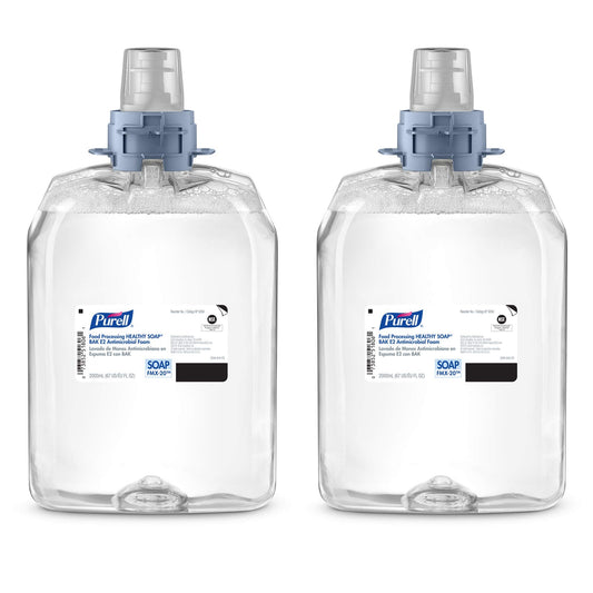 PURELL HEALTHY SOAP BAK E2 Antimicrobial Foam, Fragrance Free, 2000 mL Refill for PURELL FMX-20 Manual Soap Dispenser (Pack of 2) - 5294-02 Beauty & Personal Care Purell
