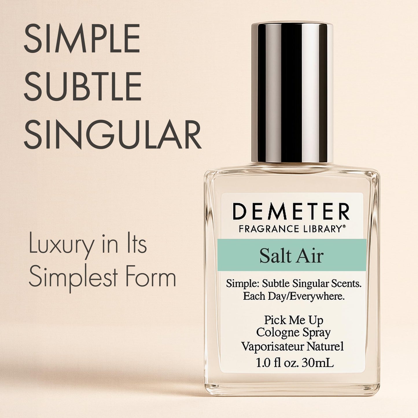 DEMETER Natural Perfume Spray Cologne for Women, Salt Air, 1 oz Beauty & Personal Care DEMETER