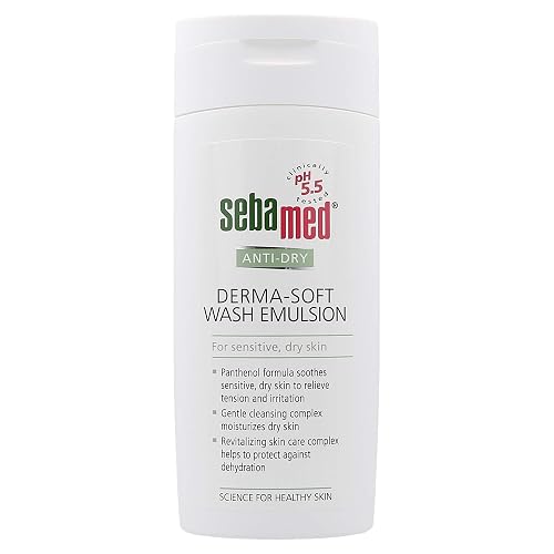 Sebamed Anti-Dry Derma-Soft Wash Emulsion Gentle Cleansing Complex For Dry and Sensitive Skin 6.8 Fluid Ounces (200mL) Beauty & Personal Care SEBAMED