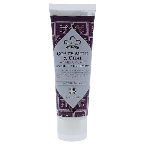 Nubian Heritage Hand Cream, Goat Milk and Chai, 4 Ounce Beauty & Personal Care Nubian Heritage