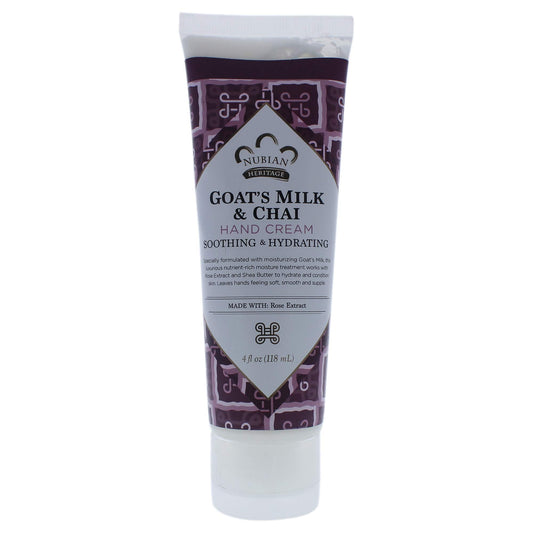 Nubian Heritage Hand Cream, Goat Milk and Chai, 4 Ounce Beauty & Personal Care Nubian Heritage