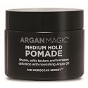 Argan Magic Medium Hold Pomade with Argan Oil | Shapes, Adds Texture, Increases Definition, Paraben Free (8 Oz) Beauty & Personal Care Argan Magic