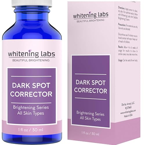 Dark Spot Corrector Serum. Best Dark Spot Remover for Face, Hands, Neck. Age Spots Sun Spots Corrector 1 OZ Beauty & Personal Care whiteninglabs