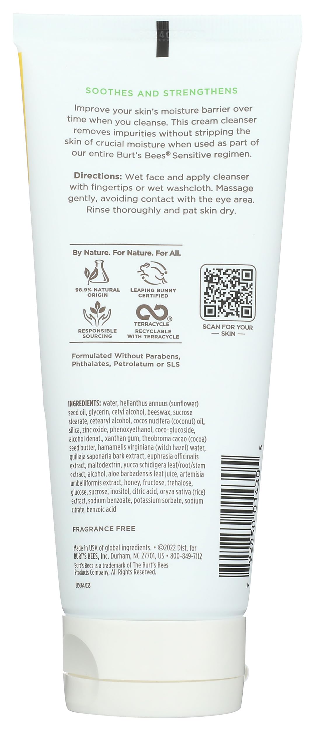 Burt's Bees, Cleanser Facial Sensitive, 6 Ounce Beauty & Personal Care Burt's Bees