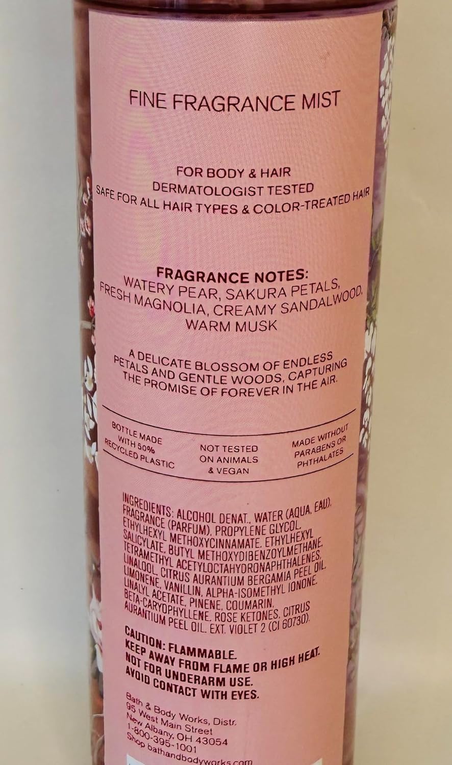 Bath & Body Works Fine Fragrance Mist Forever Cherry Blossom - Soft Floral Body Spray Beauty & Personal Care Bath & Body Works