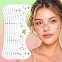 Artlunar 8Pcs LGBTQ Pride Face Freckles Tattoos, Rainbow Butterfly Temporary Tattoos with Silver Glitter Powder, Waterproof Face Sparkles for Pride Beauty & Personal Care Artlunar