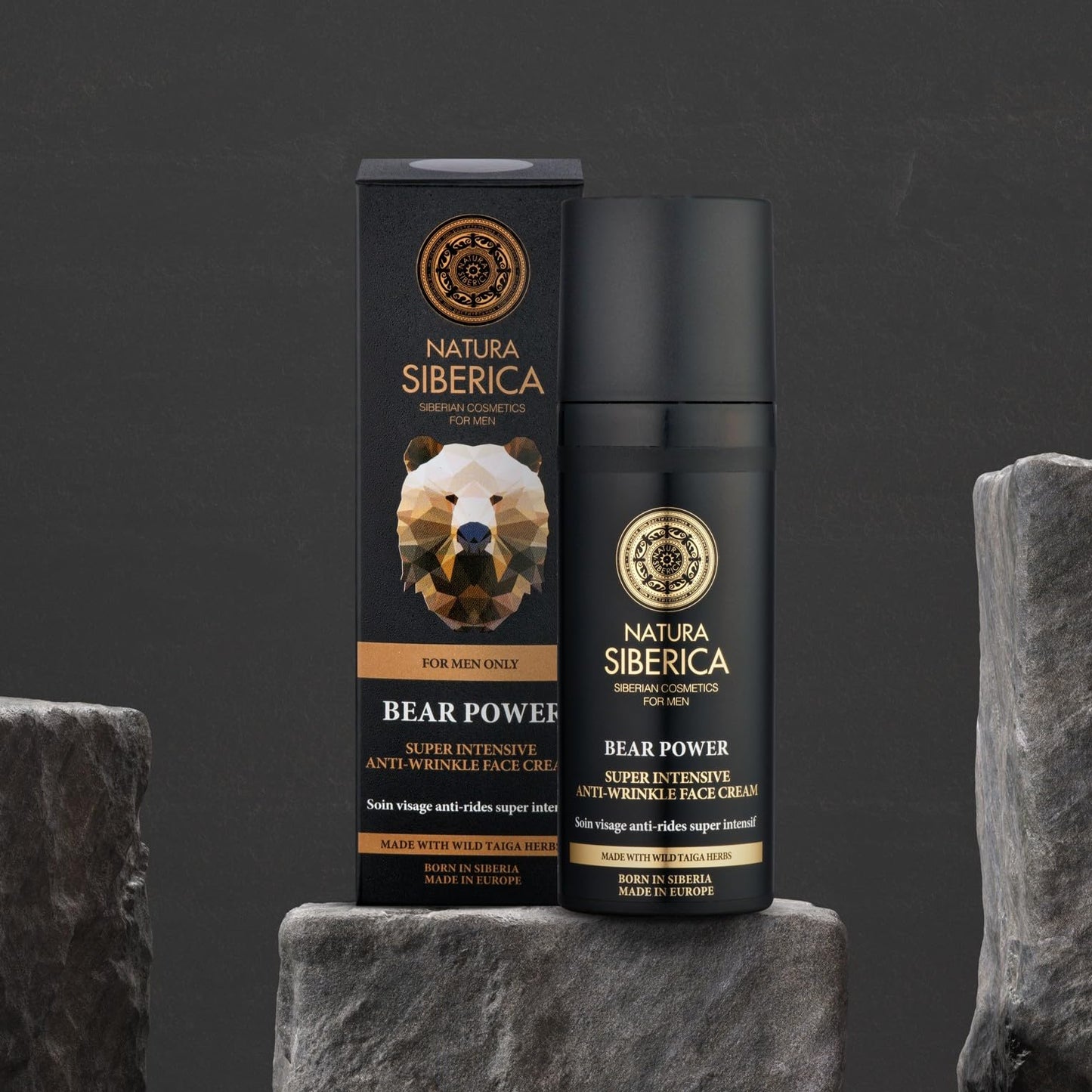 Natura Siberica For Men Only Bear Super Intensive Power Anti-Wrinkle Face Cream 50Ml Beauty & Personal Care Natura Siberica