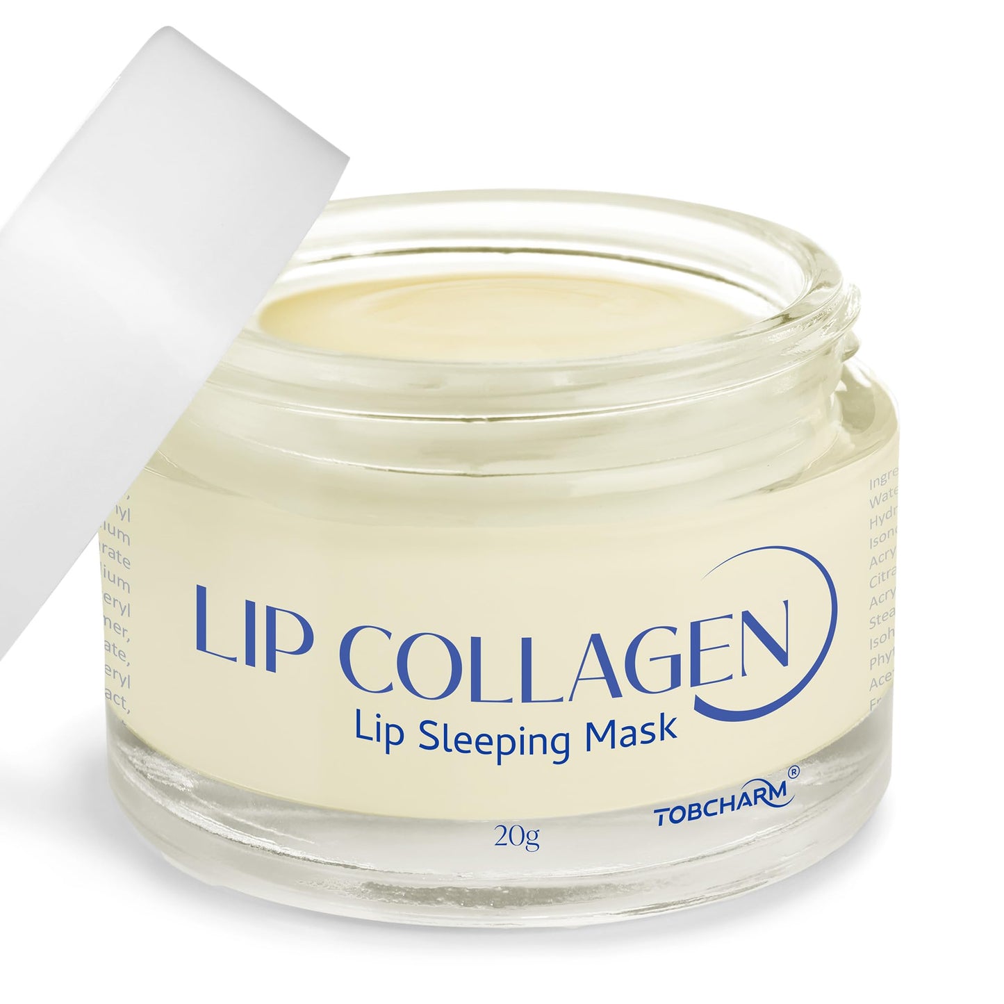Lip Sleeping Mask (20g), Collagen Lip Mask Overnight, Lip Plumper with Hyaluronic Acid, Peptide Complex Lip Balm for Lip Wrinkle Repair and Plumping Beauty and Personal Care Tobcharm