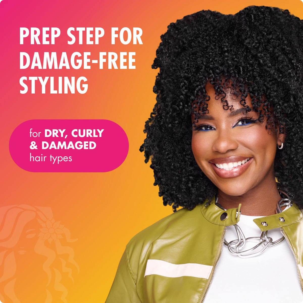 Mielle Organics Babassu & Mint Damage Repair Leave-In Conditioner for Damage Free Styling, 6.7 Ounce
