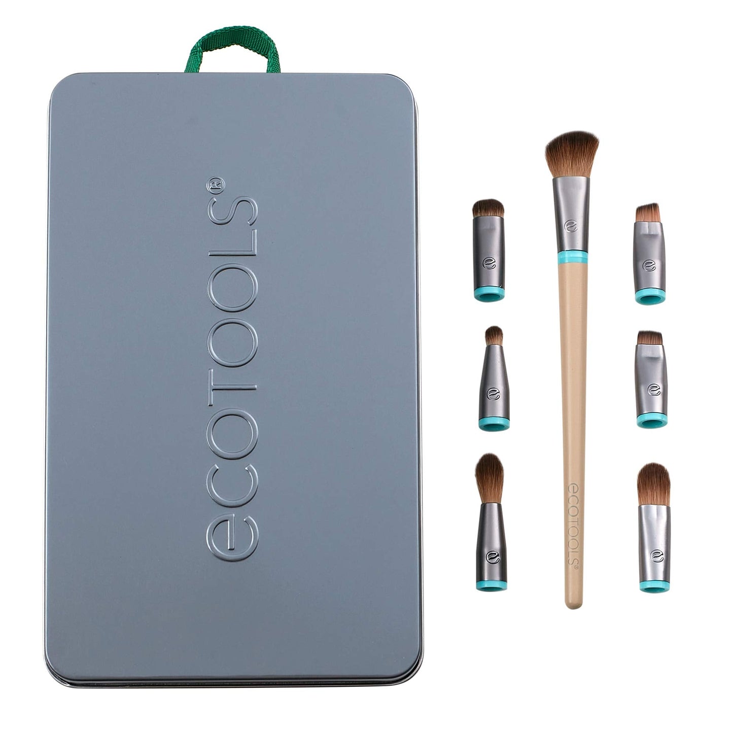 EcoTools Interchangeables Total Renewal Eye Makeup Brush Kit, Customizable Makeup Brushes for Eyeshadow, Travel-Friendly Kit, Eco-Friendly Synthetic Beauty & Personal Care EcoTools