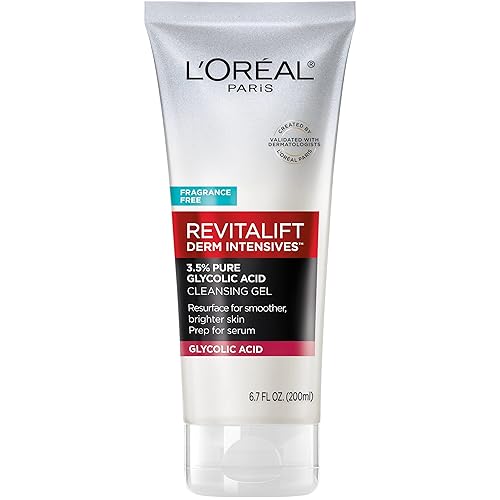 L'Oreal Paris Revitalift 3.5% Pure Glycolic Acid Brightening Cleansing Gel wth Salicylic Acid 6.7 fl oz Beauty & Personal Care L'Oreal Paris
