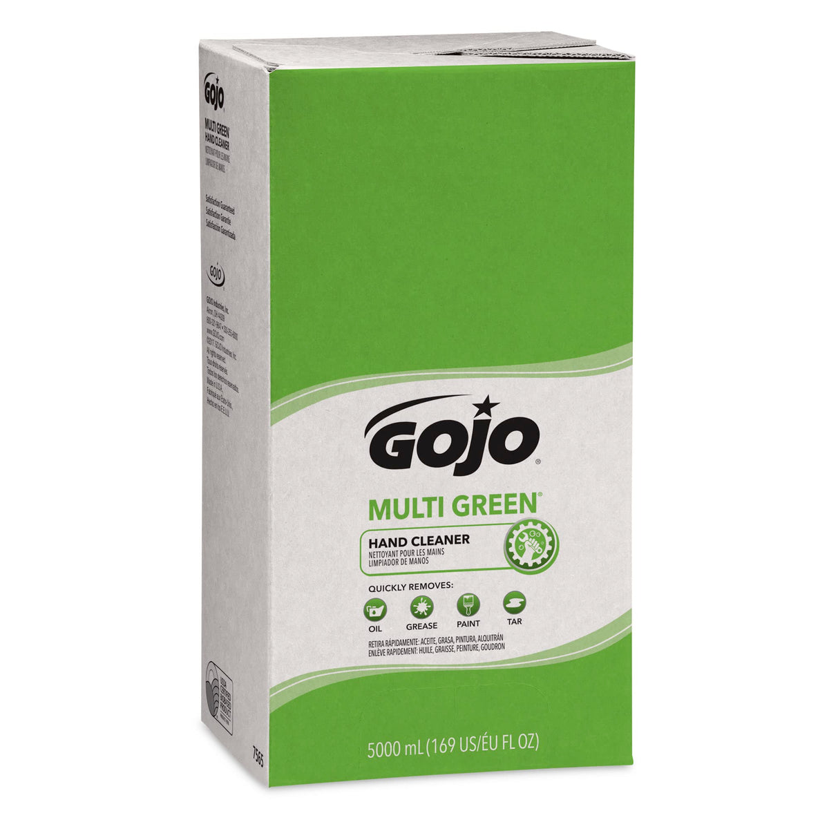 GOJO PRO TDX MULTI GREEN Hand Cleaner Refill, Citrus, 2ct x 5000mL -7565-02
