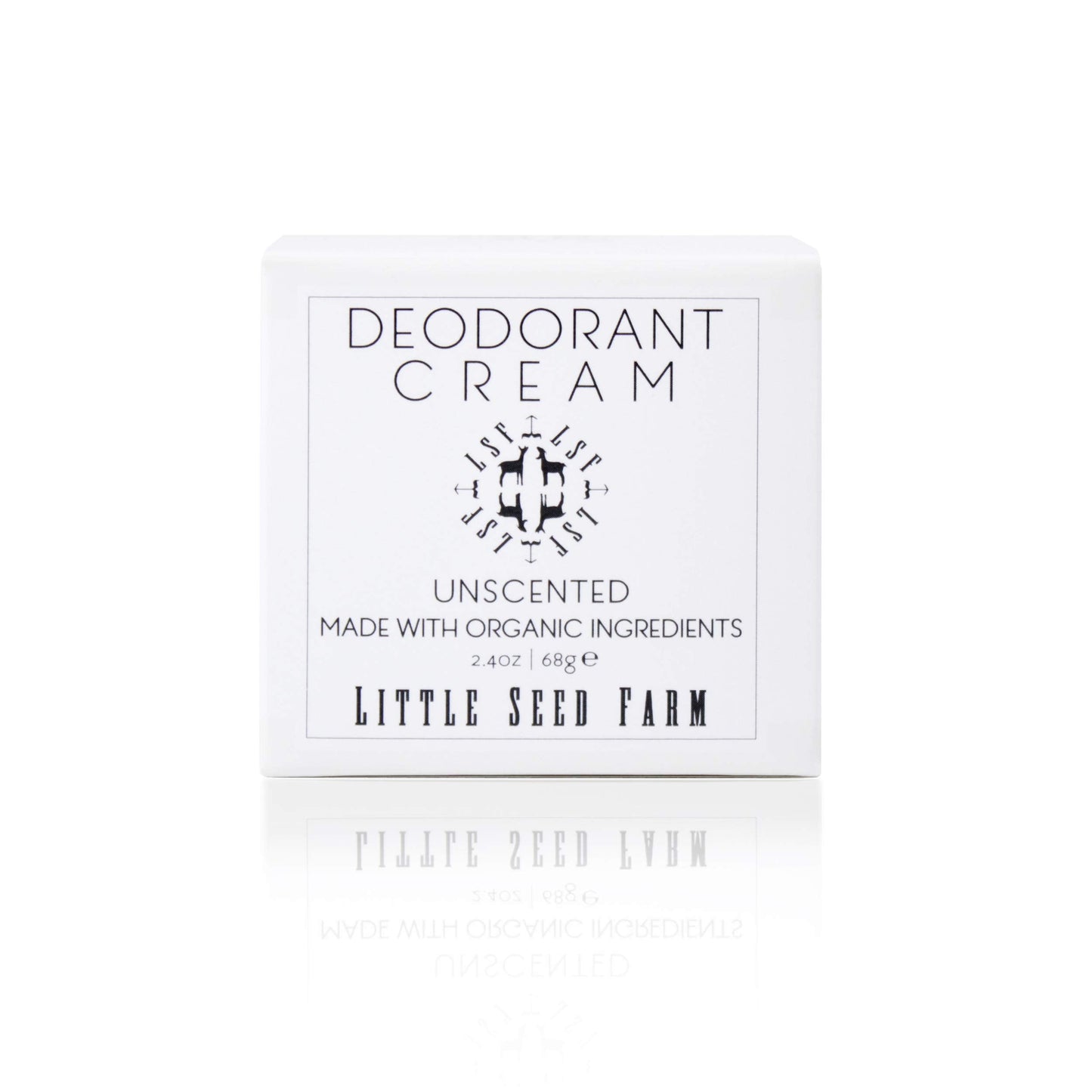 Little Seed Farm All Natural Deodorant Cream - Unscented - Aluminum Free Deodorant for Women or Men, Net Wt. 2.4oz | 68g Beauty & Personal Care Little Seed Farm