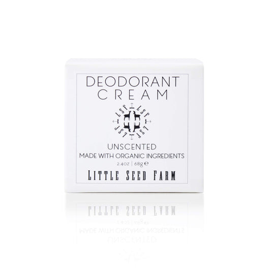 Little Seed Farm All Natural Deodorant Cream - Unscented - Aluminum Free Deodorant for Women or Men, Net Wt. 2.4oz | 68g Beauty & Personal Care Little Seed Farm