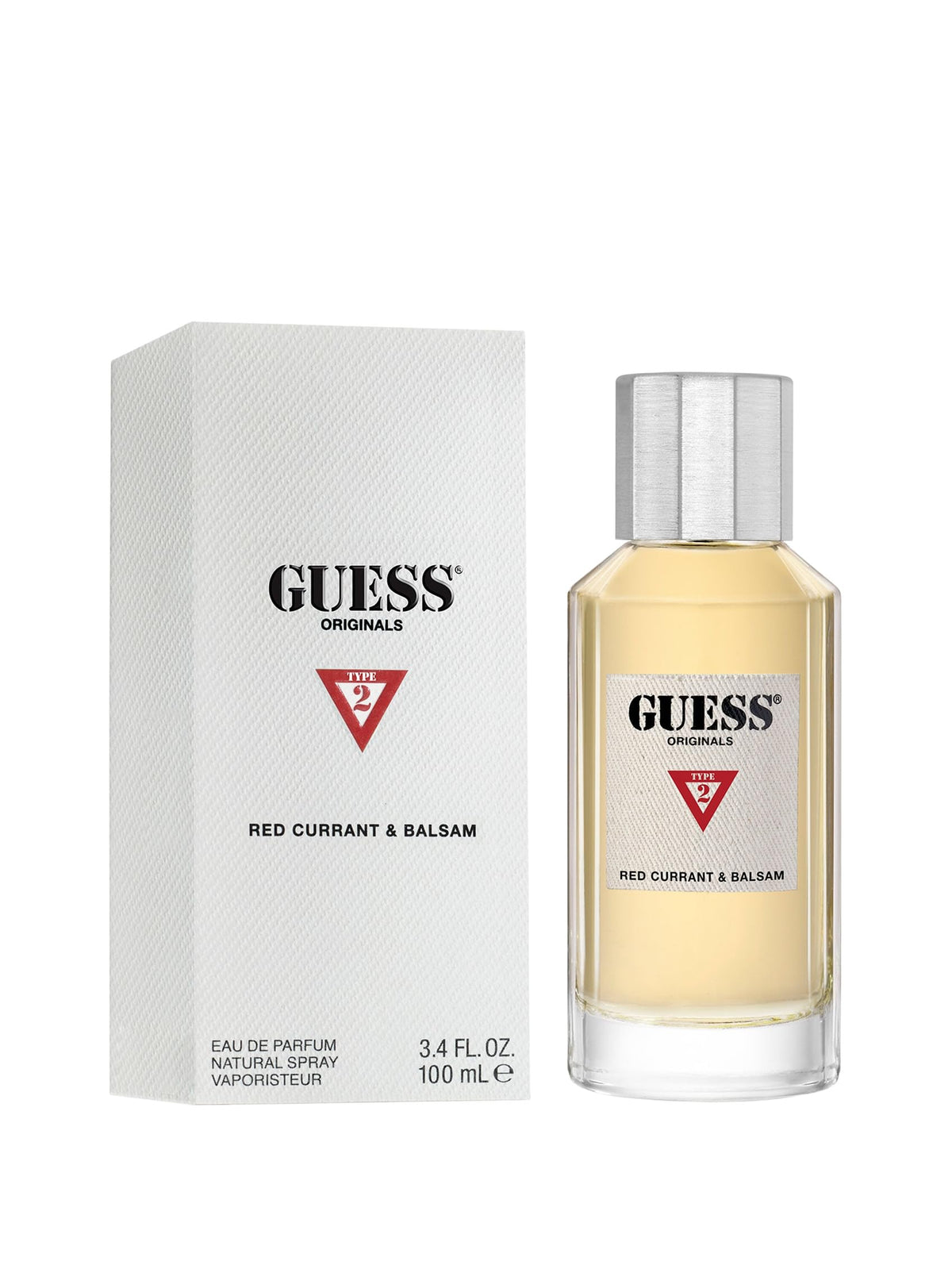 Guess Originals Type 2 Red Currant and Balsam by Guess for Unisex - 3.4 oz EDP Spray