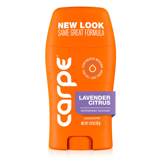 Carpe Underarm Antiperspirant for Women - 100 Hour Sweat & Odor Control - Lavender Deodorant - Clinical Deodorant for Women - Lavender Citrus Beauty and Personal Care Carpe