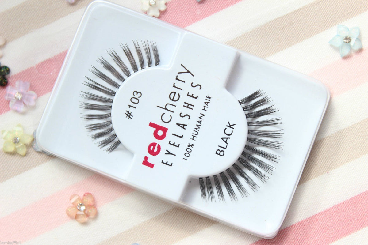Red Cherry Eyelashes 100% human hair #103 (6 pairs pack) by Thorlight Beauty & Personal Care Red Cherry